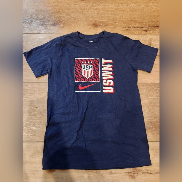 Nike Tops - Nike USMNT Soccer Team USA Legend Navy T-Shirt Size S New